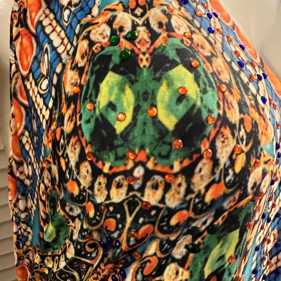 VENUS Colorful Hi-Low Backless Dress (M) NWOT - Picture 7 of 16